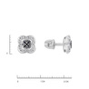Серьги из золота 585 пробы с бриллиантами