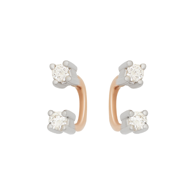 Серьги из золота 585 пробы c Бриллиант, К 0000 5110 за 55000