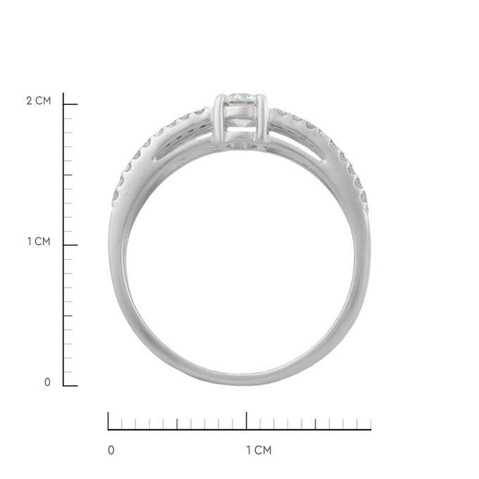 Кольцо из золота 585 пробы c бриллиантами, Л 0911 3519 за 46800
