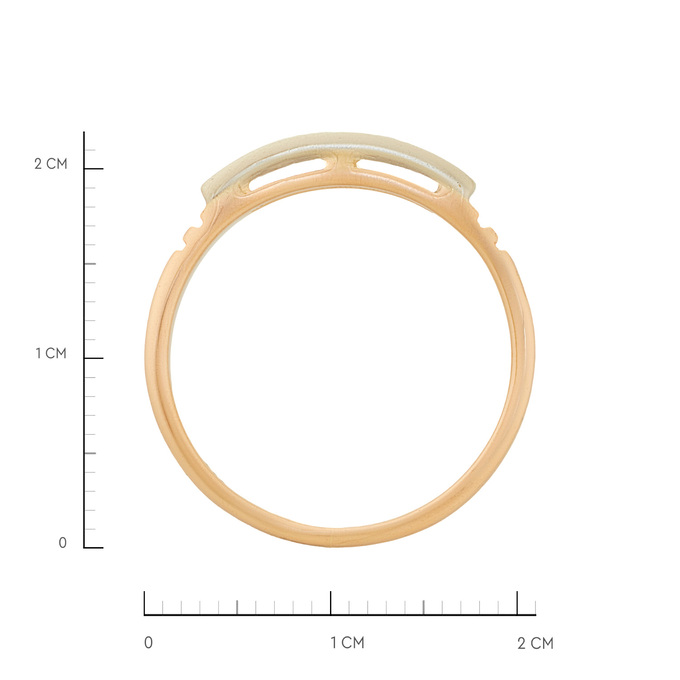 Кольцо из золота 585 пробы c бриллиантами, Л 6302 6166 за 30000