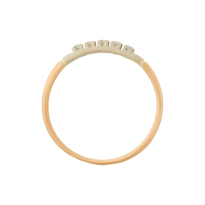 Кольцо из золота 585 пробы c бриллиантами, Л 2812 3677 за 17700