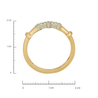 Кольцо из золота 585 пробы c бриллиантами