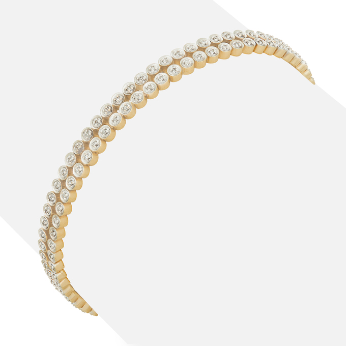 Браслет из золота 585 пробы c бриллиантами, Л 2809 7530 за 155000