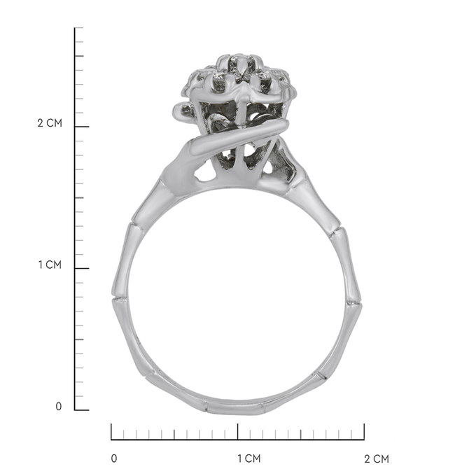 Кольцо из золота 585 пробы c бриллиантами, Л 3309 4559 за 75360