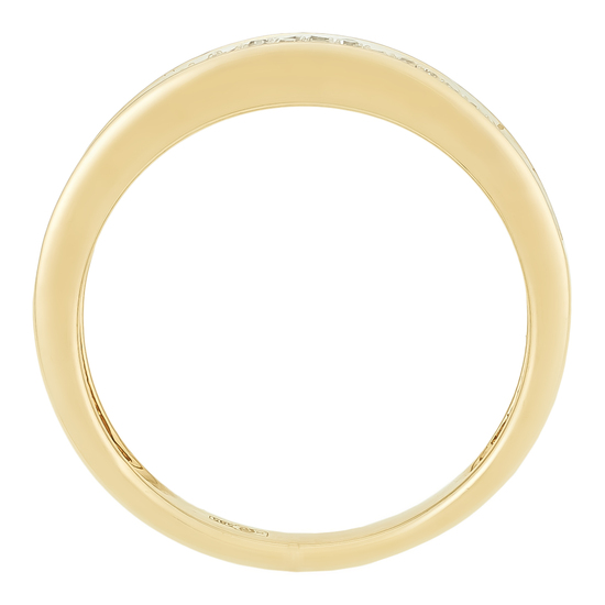 Кольцо из комбинированного золота 585 пробы c 75 бриллиантами, Л25081804 за 28000