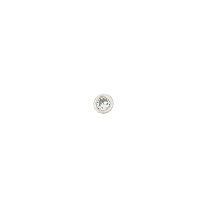 Серьга из золота 585 пробы c бриллиантом, Л 3014 2395 за 6000