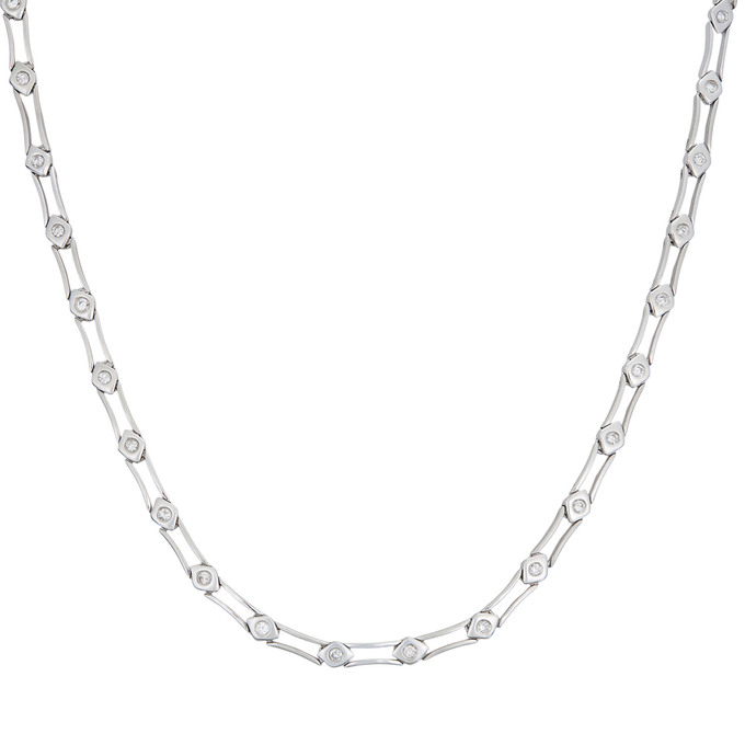 Колье из золота 750 пробы c бриллиантами, Л 0407 7280 за 309000