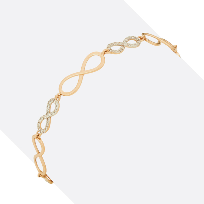 Браслет из золота 585 пробы c фианитами