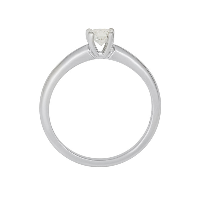 Кольцо из золота 585 пробы c бриллиантом, Л 7303 5426 за 59000