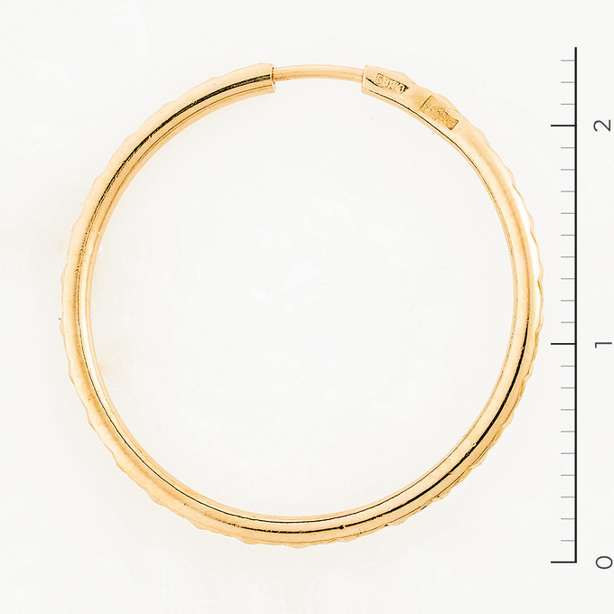 Серьги из красного золота 585 пробы