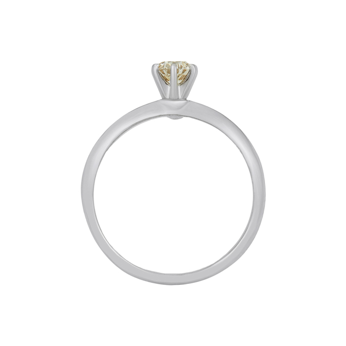 Кольцо из золота 585 пробы c бриллиантом, Л 4306 6229 за 38000