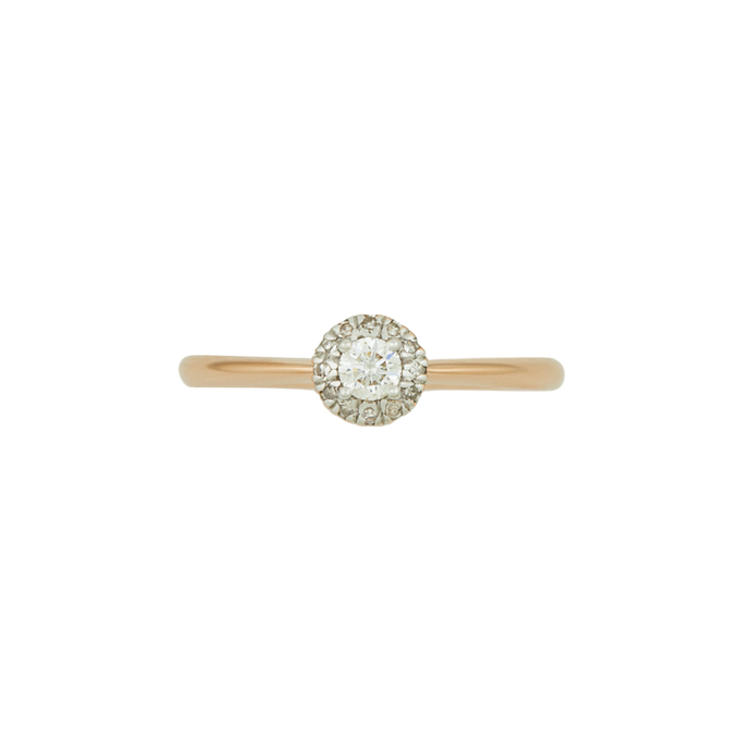 Кольцо из золота 585 пробы c бриллиантами, Л 6202 0629 за 22800