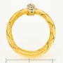 Кольцо из комбинированного золота 585 пробы c 13 бриллиантами Л33010406 фото 4