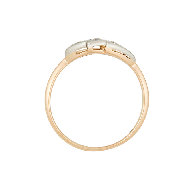 Кольцо из золота 585 пробы c бриллиантами, Л 3503 9295 за 23920