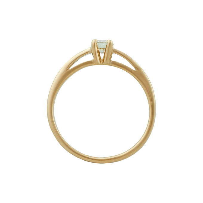 Кольцо из золота 585 пробы c бриллиантом, Л 3911 4153 за 42000