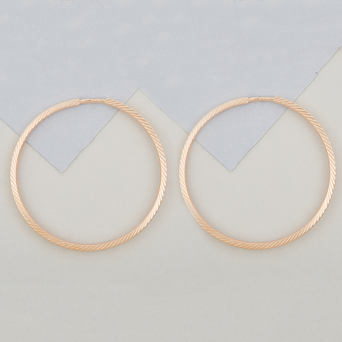 Серьги из красного золота 585 пробы