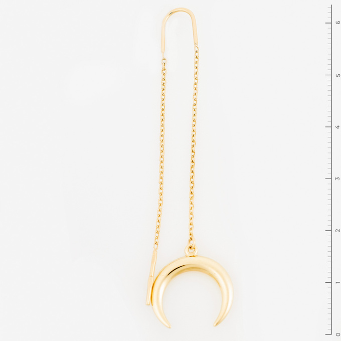 Серьги из желтого золота 585 пробы