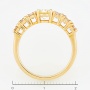 Кольцо из желтого золота 585 пробы c 7 бриллиантами Л11133976 фото 4