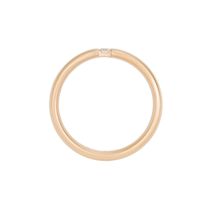 Кольцо из золота 585 пробы c бриллиантом, Л 4608 6291 за 51920