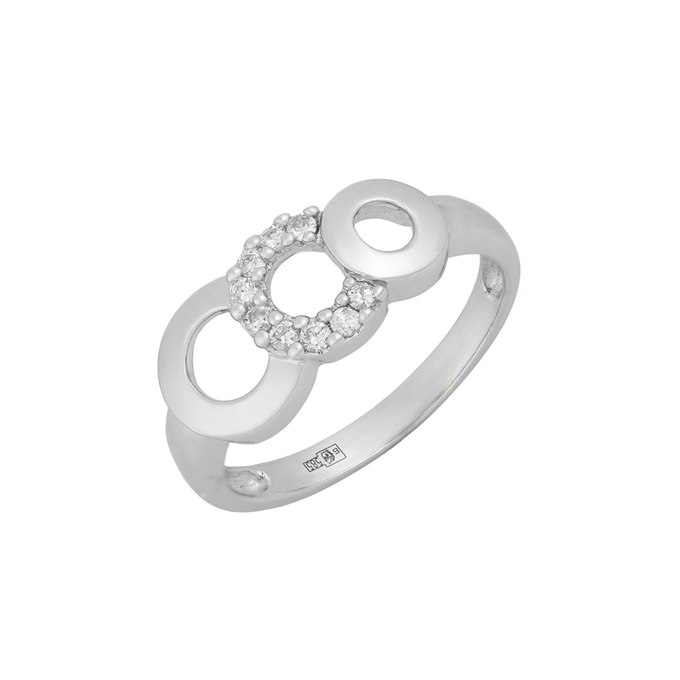 Кольцо из золота 585 пробы c бриллиантами, Л 7303 3925 за 38400