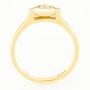 Кольцо из желтого золота 585 пробы c 1 бриллиантом Л33085501 фото 3