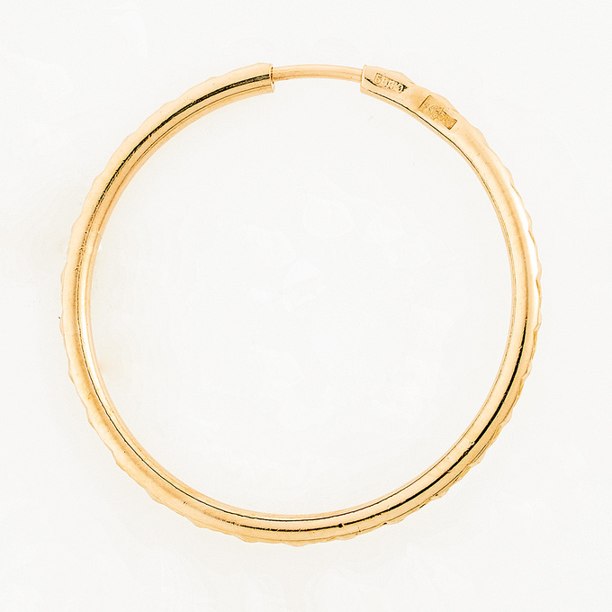 Серьги из красного золота 585 пробы