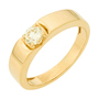 Кольцо из желтого золота 585 пробы c 1 бриллиантом Л25069295 фото 1