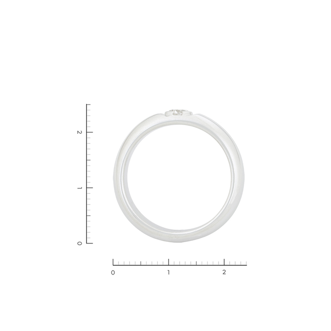 Кольцо из золота 585 пробы c 1 бриллиантом
