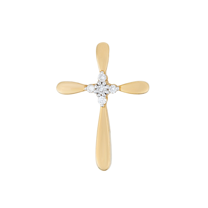 Подвеска из золота 750 пробы c бриллиантами