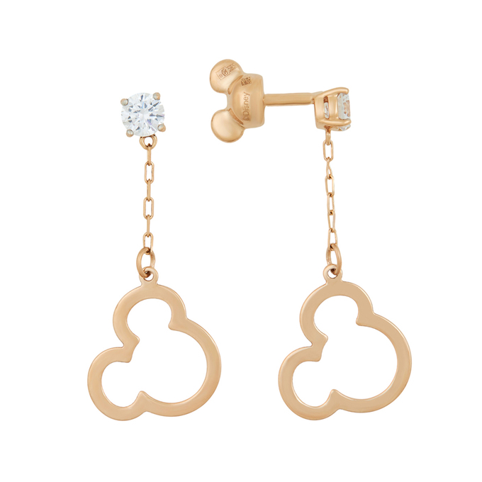 Серьги из золота 585 пробы c фианитами, Ц О007 0489 за 20580