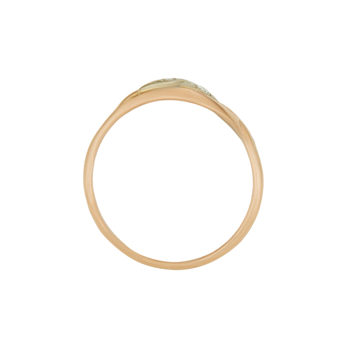 Кольцо из золота 583 пробы c бриллиантами, Л 7502 7614 за 19120