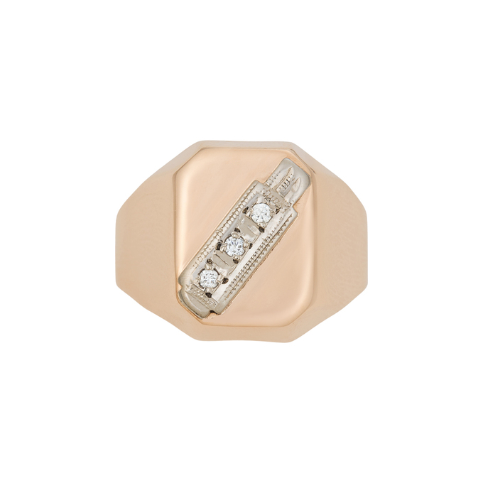 Кольцо из золота 585 пробы c бриллиантами, Л 4508 0822 за 80720