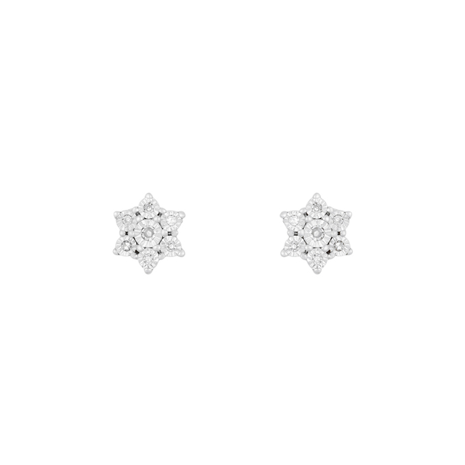 Серьги из золота 585 пробы c бриллиантами, К 0000 3316 за 23800