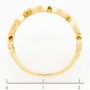 Кольцо из желтого золота 585 пробы c 5 бриллиантами Л45065155 фото 4