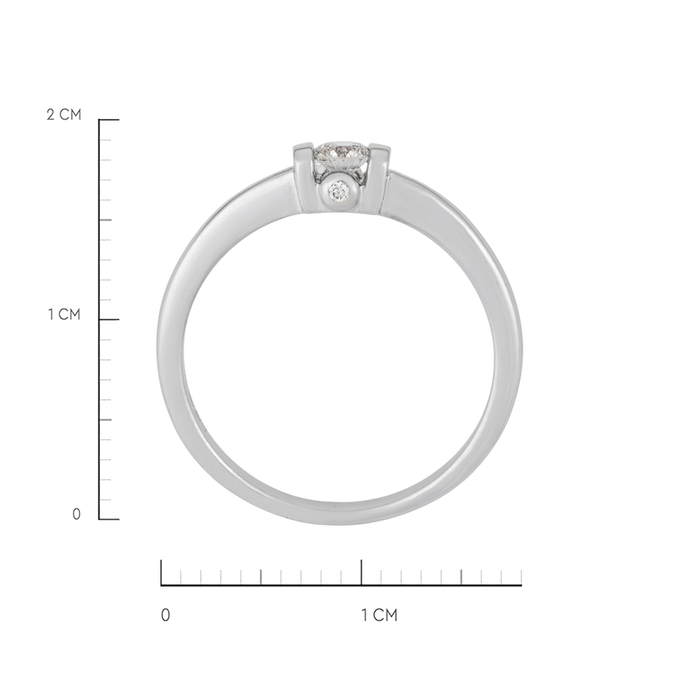 Кольцо из золота 585 пробы c бриллиантами, Л 5703 5625 за 34320