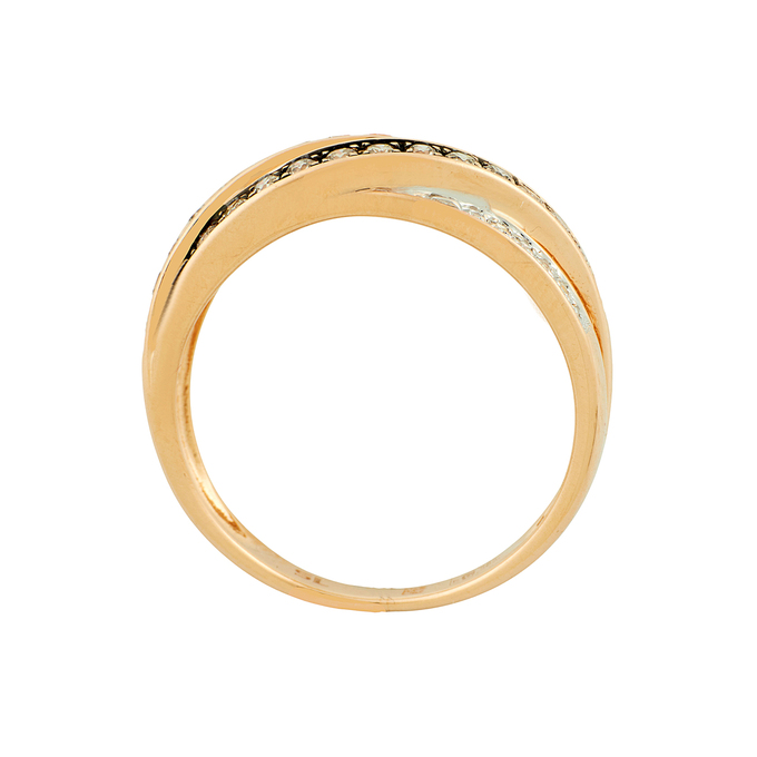 Кольцо из золота 585 пробы c бриллиантами, Л 2415 4436 за 32720