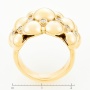 Кольцо из комбинированного золота 750 пробы c 14 бриллиантами Л45063738 фото 4