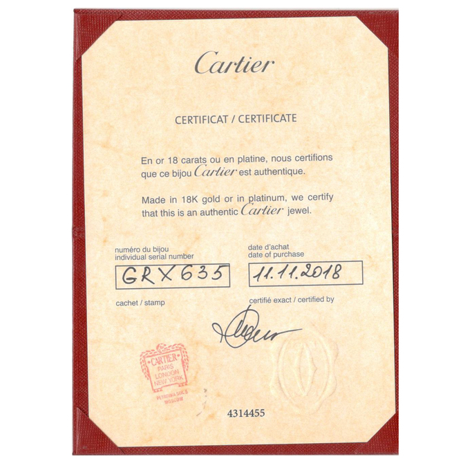 Кольцо Cartier Trinity, Л 2813 3695 за 155000