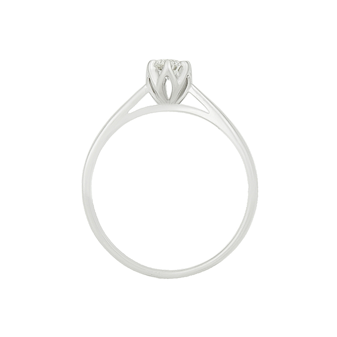 Кольцо из золота 585 пробы c бриллиантом, Л 0616 9678 за 54560