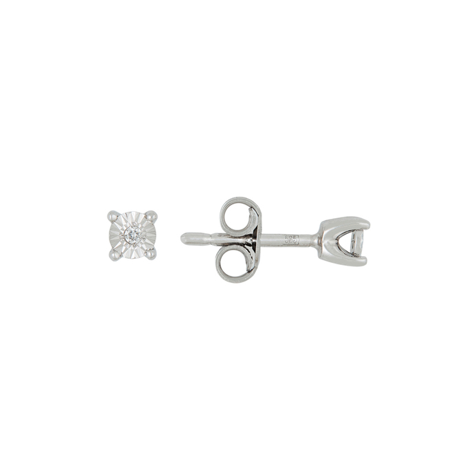 Серьги из золота 585 пробы c бриллиантами, Л 0616 5094 за 10400