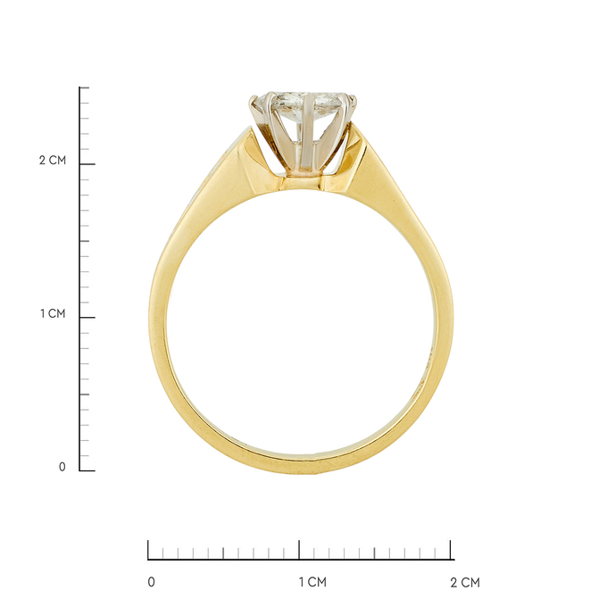 Кольцо из золота 750 пробы c бриллиантами, Л 2812 0066 за 120000