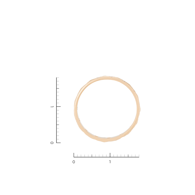 Кольцо из золота 585 пробы c 15 бриллиантами, Л 5405 4838 за 27200
