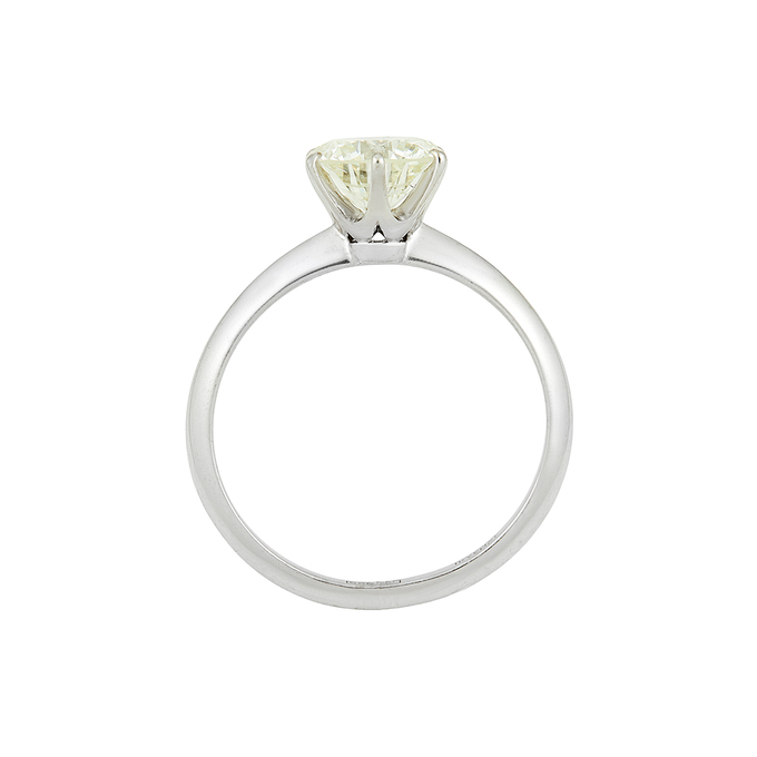 Кольцо из золота 585 пробы c бриллиантом, Л 2811 9228 за 290000