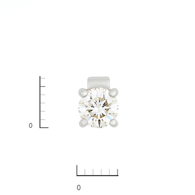 Подвеска из золота 585 пробы c бриллиантом, Ц О006 7311 за 116100