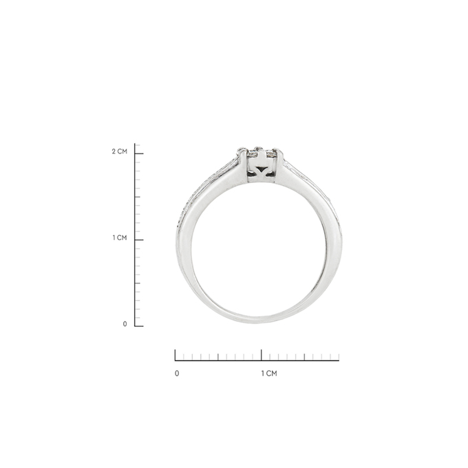 Кольцо из золота 585 пробы c бриллиантами, Л 2811 5601 за 51920
