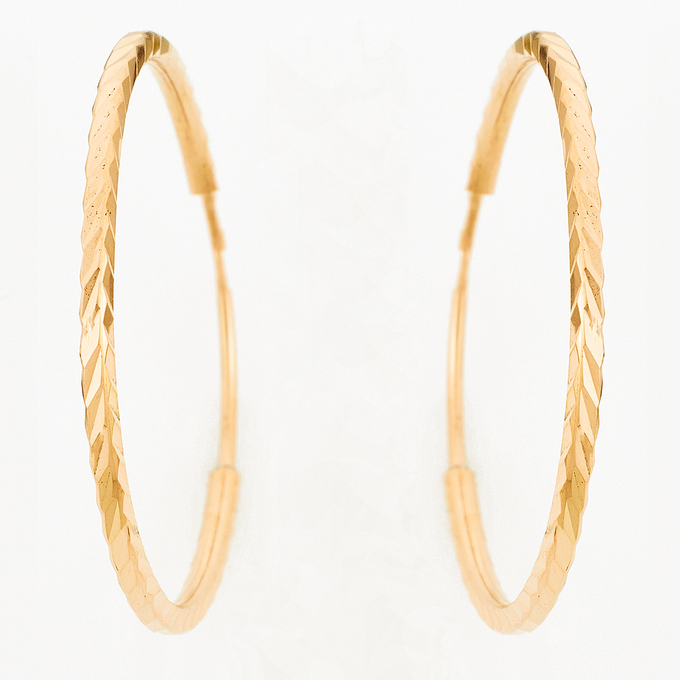 Серьги из красного золота 585 пробы