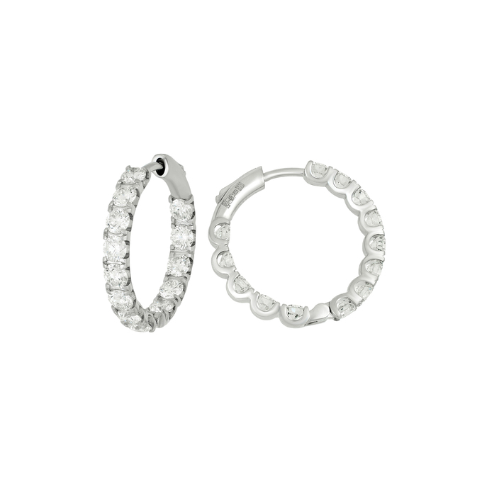 Серьги из золота 585 пробы с бриллиантами, Ц О007 6065 за 306000