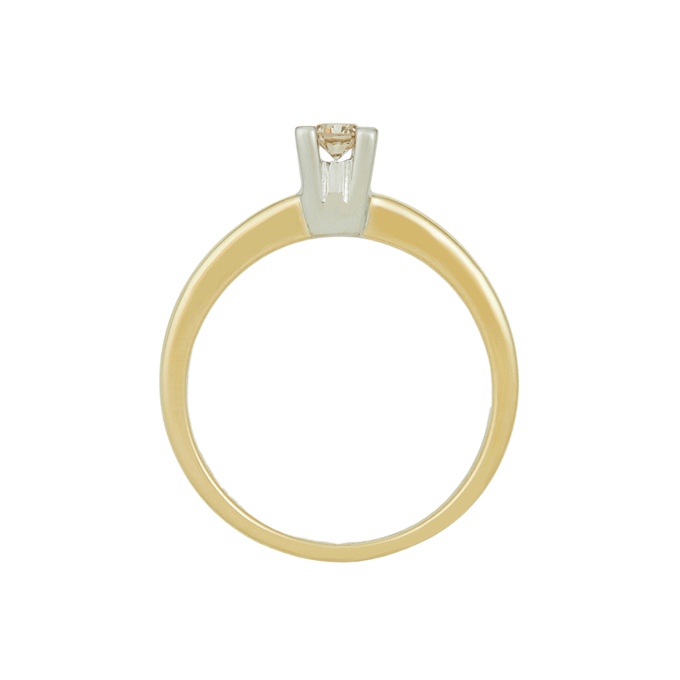 Кольцо из золота 585 пробы c бриллиантом, Л 6302 4022 за 40500