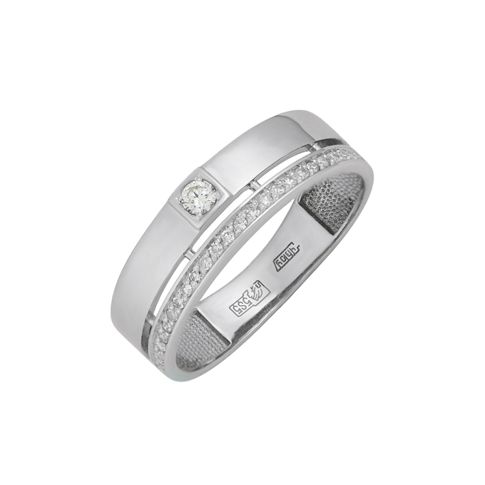 Кольцо из золота 585 пробы c бриллиантами, Л 5104 1432 за 30320