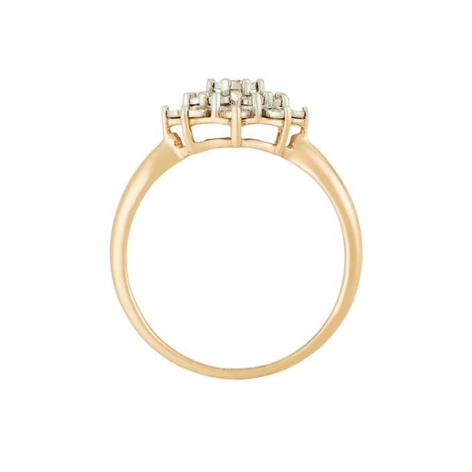 Кольцо из золота 585 пробы c бриллиантом